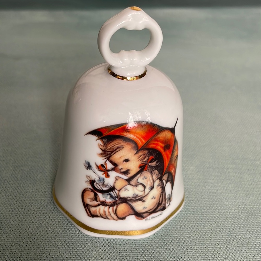 Hummel Umbrella Girl Bell Ornament